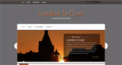 Desktop Screenshot of londoniscool.com