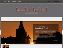 Tablet Screenshot of londoniscool.com